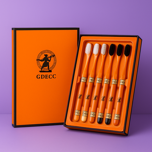 ✨ Brosse à dents de luxe – Coffret exclusif (6 pièces)